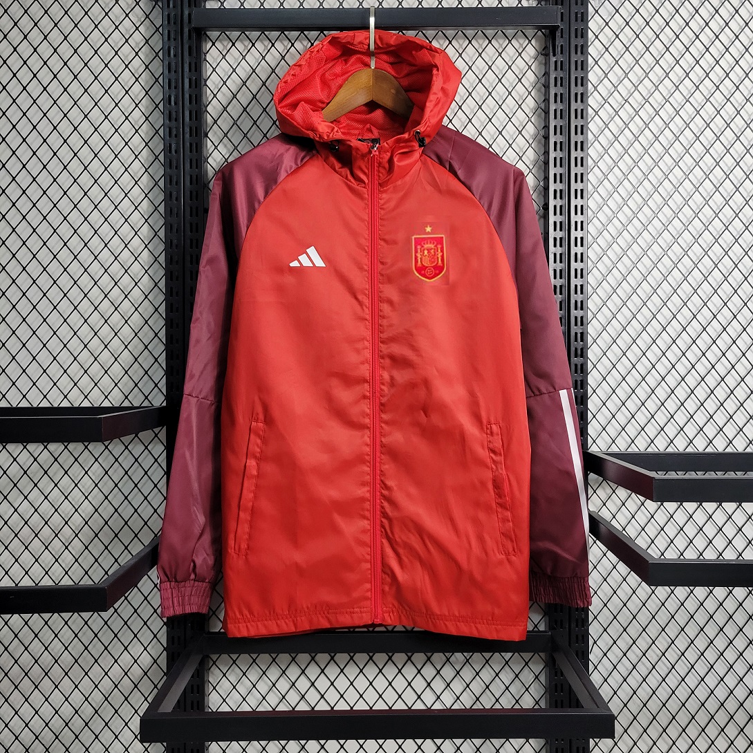AAA Quality Spain 23/24 Wind Coat - Red